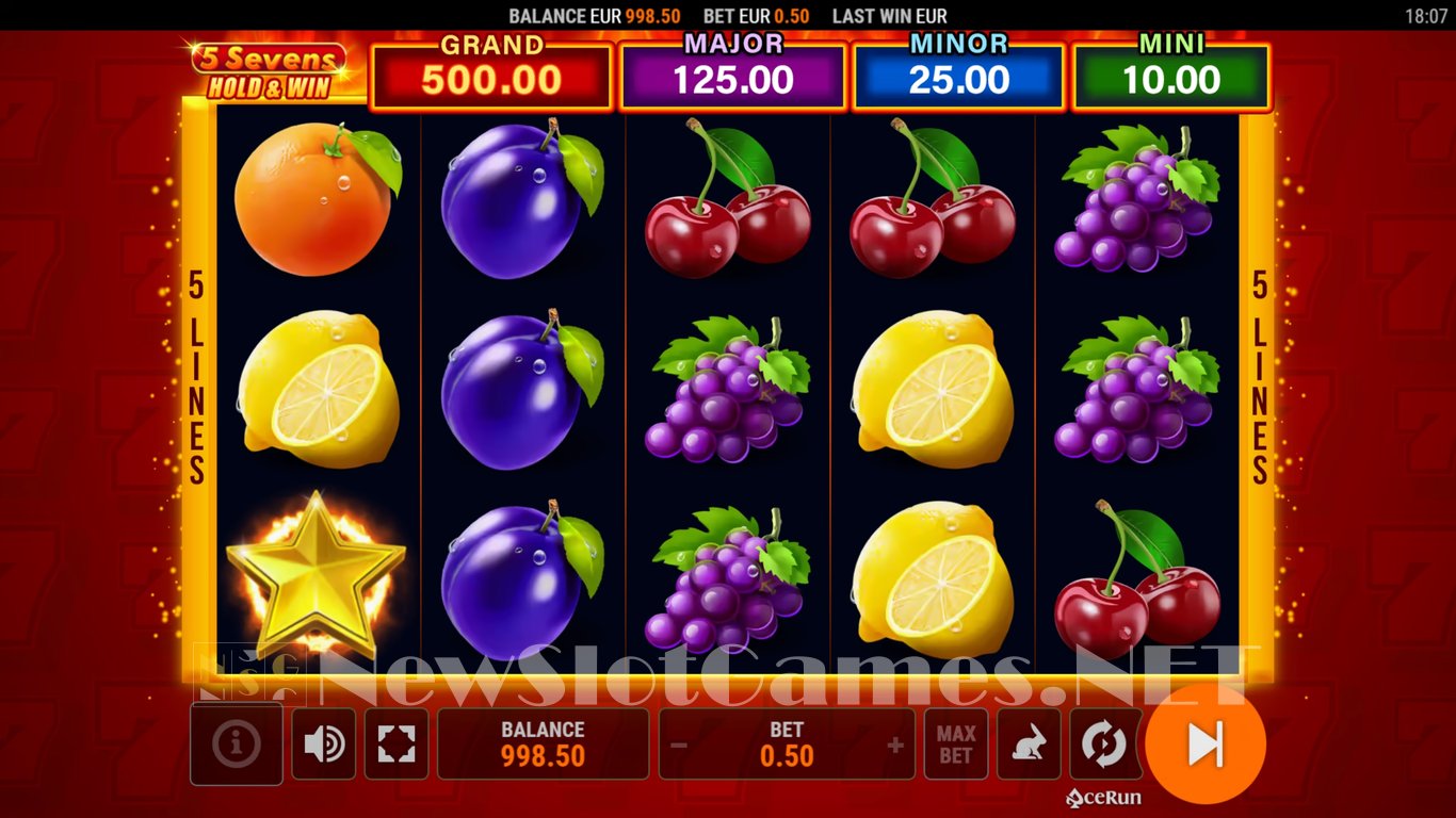 5 Sevens Hold & Win Slot Slot Image in Demo - pic. 2