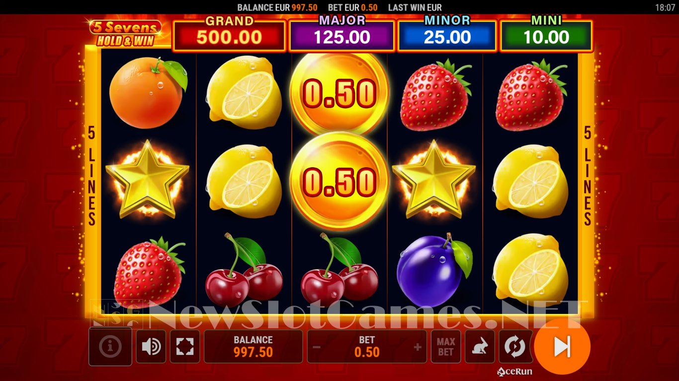 5 Sevens Hold & Win Slot Slot Image in Demo - pic. 3
