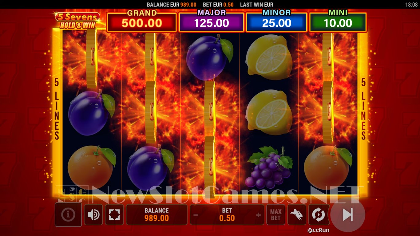 5 Sevens Hold & Win Slot Slot Image in Demo - pic. 4