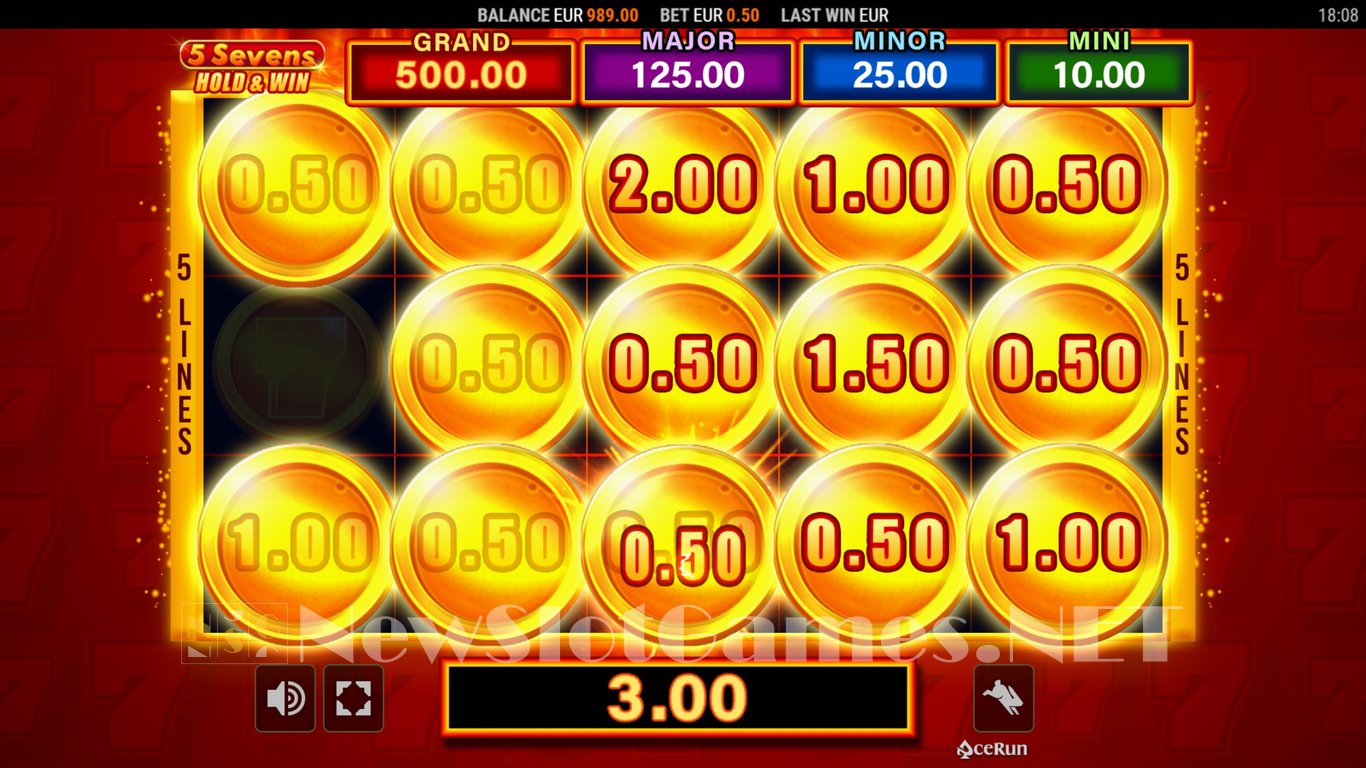 5 Sevens Hold & Win Slot Slot Image in Demo - pic. 6