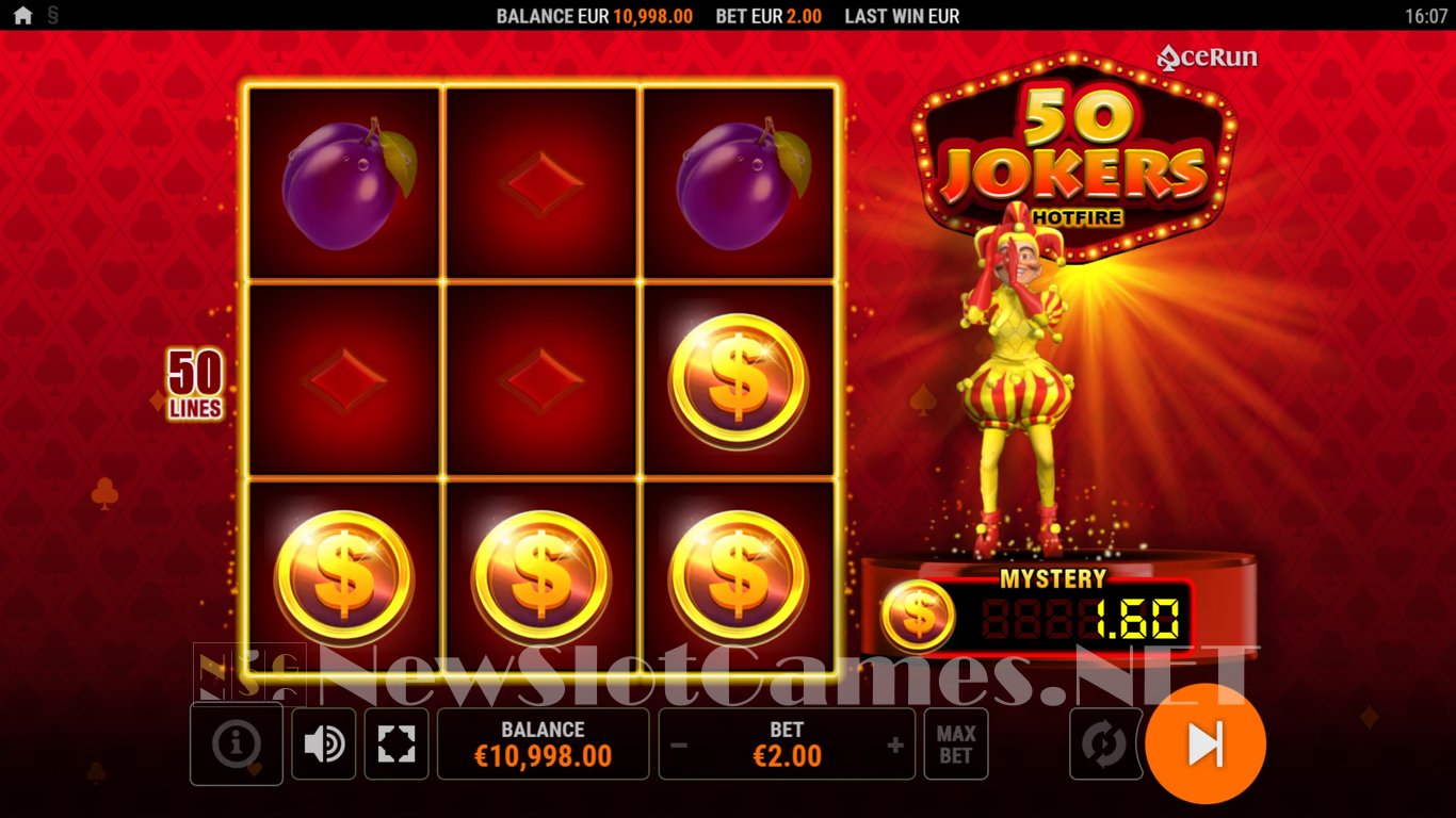 50 Jokers Hotfire Slot Demo Image