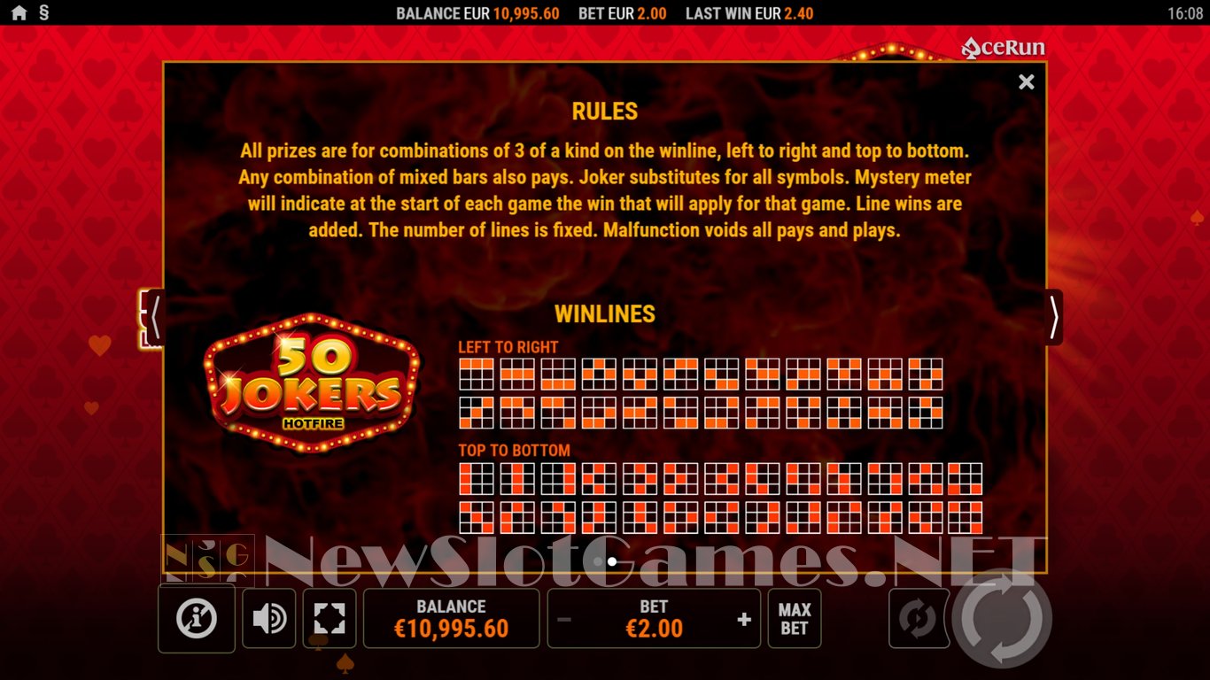 50 Jokers Hotfire Slot Slot Image in Demo - pic. 7