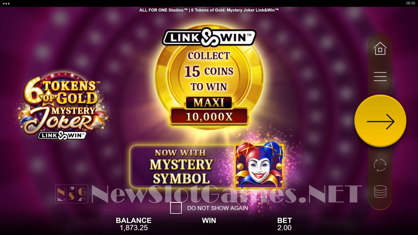 6 Tokens of Gold Mystery Joker Slot Demo Image