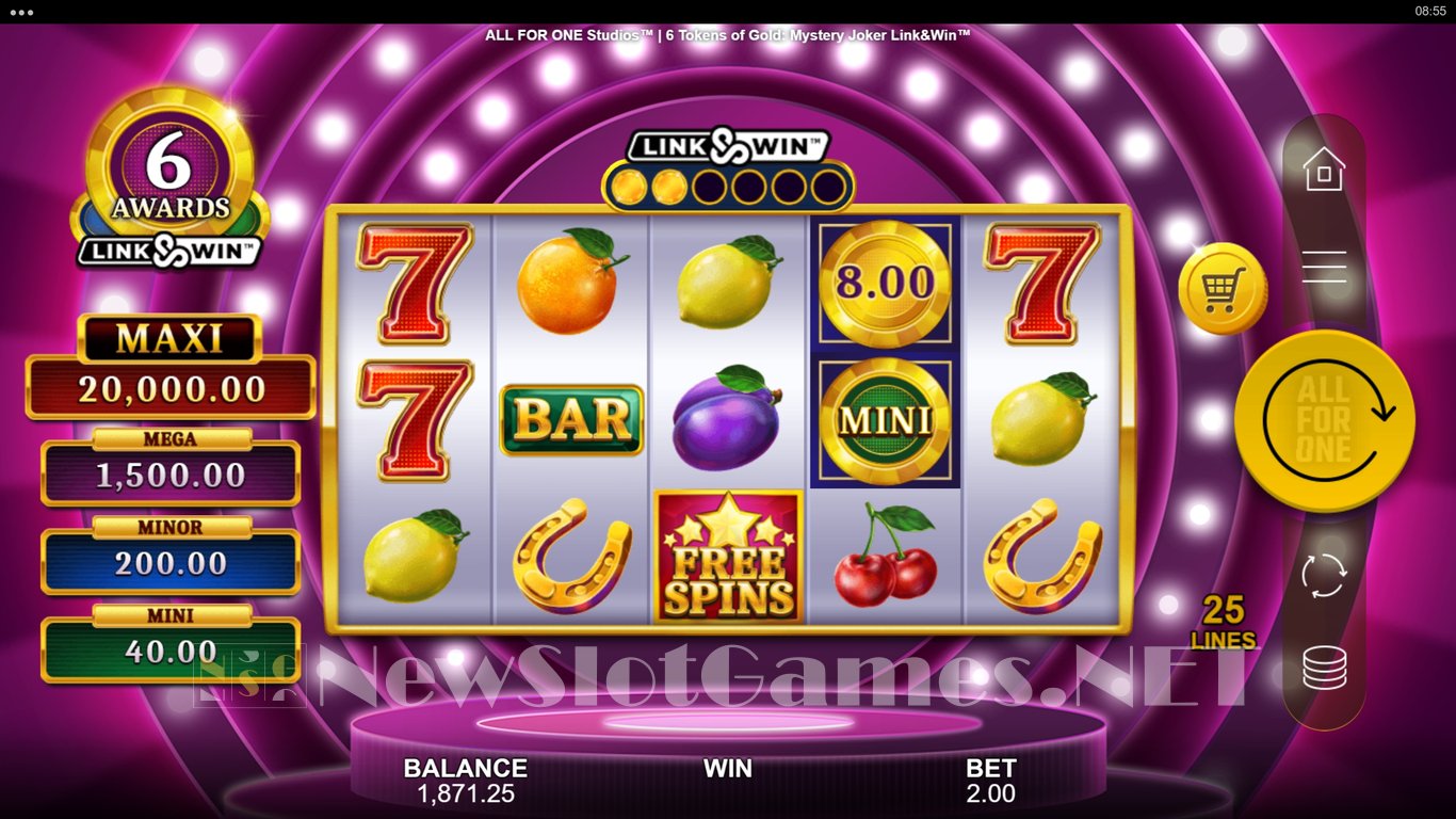 6 Tokens of Gold Mystery Joker Slot Slot Image in Demo - pic. 2