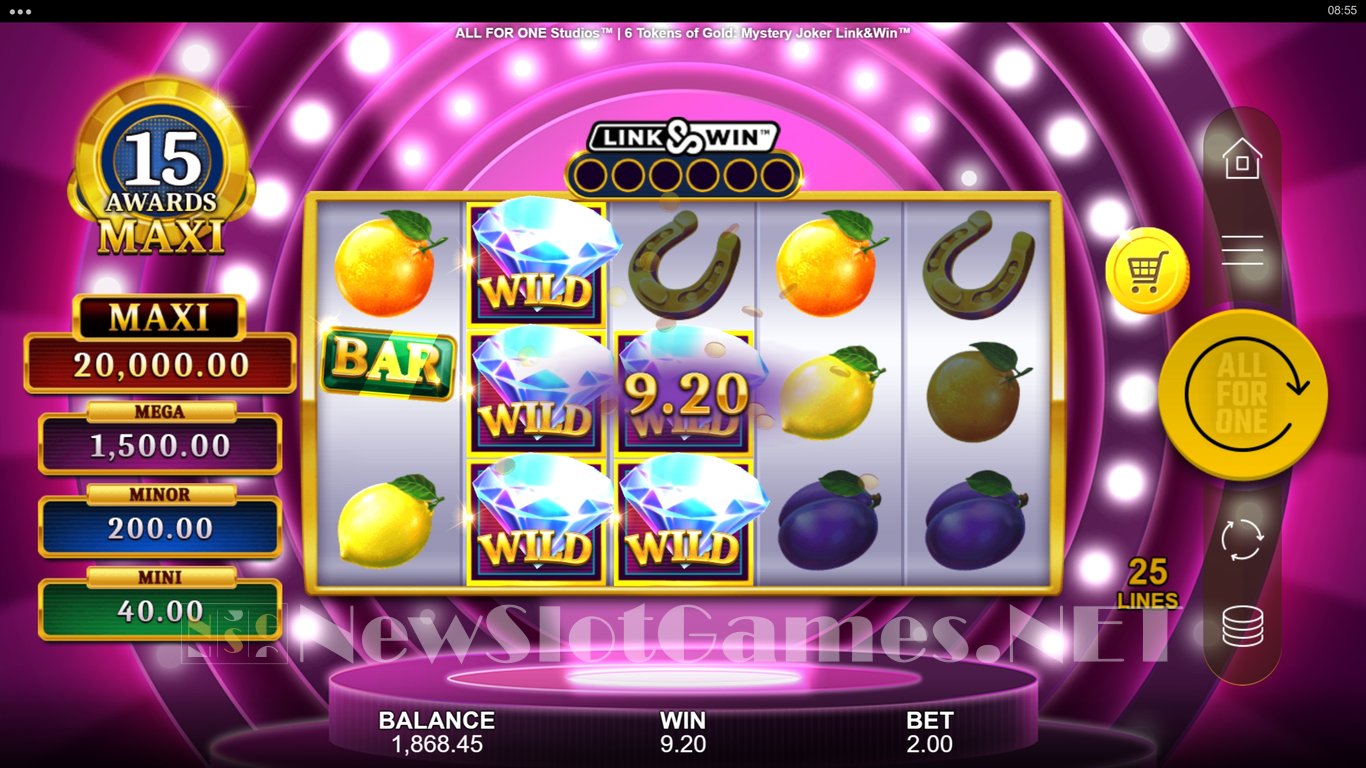 6 Tokens of Gold Mystery Joker Slot Slot Image in Demo - pic. 4
