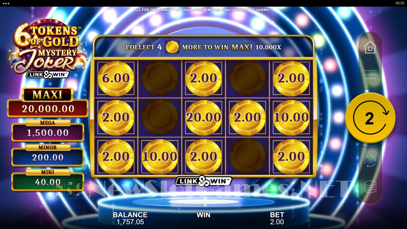 6 Tokens of Gold Mystery Joker Slot Slot Image in Demo - pic. 8