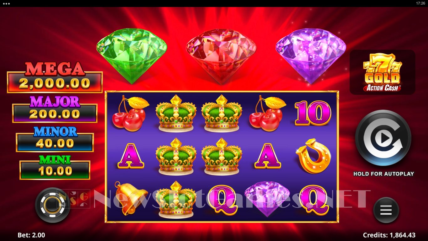 777 Gold Action Cash Slot Slot Image in Demo - pic. 3