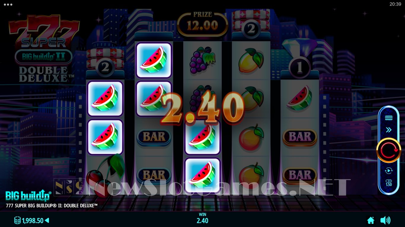 777 Super BIG BuildUp II Double Deluxe Slot Slot Image in Demo - pic. 2