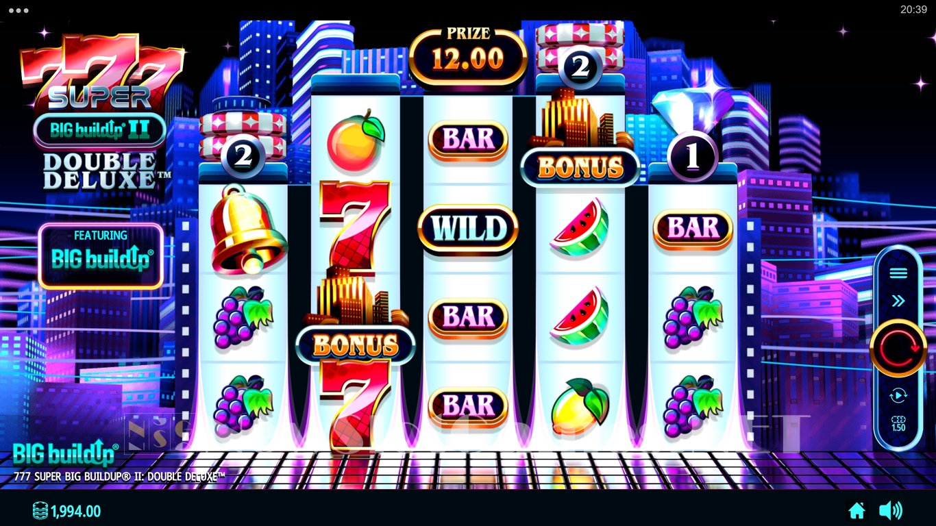 777 Super BIG BuildUp II Double Deluxe Slot Slot Image in Demo - pic. 3