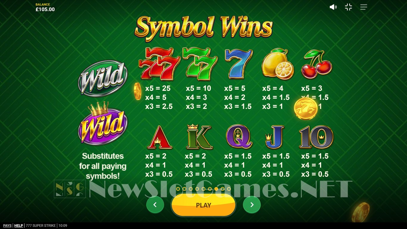 777 Super Strike Slot Slot Image in Demo - pic. 4