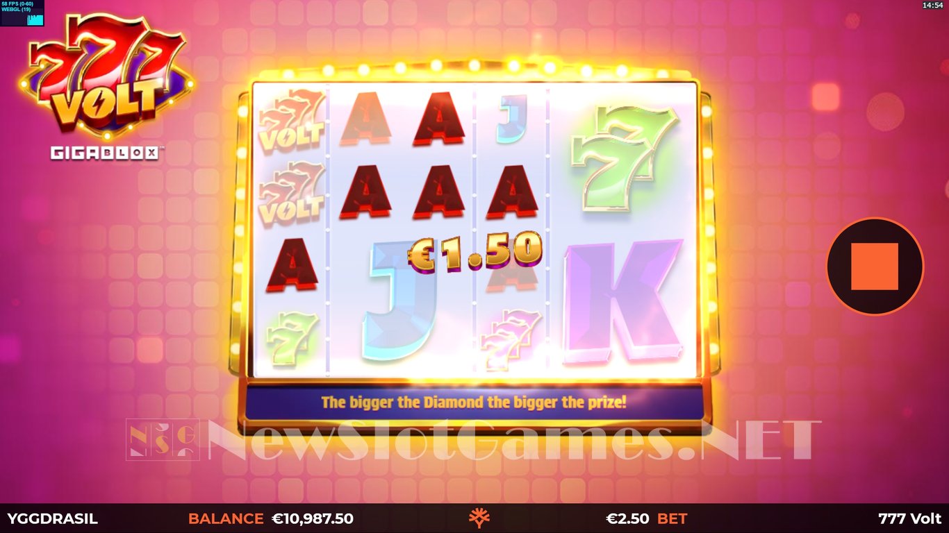 777 Volt GigaBlox Slot Slot Image in Demo - pic. 4