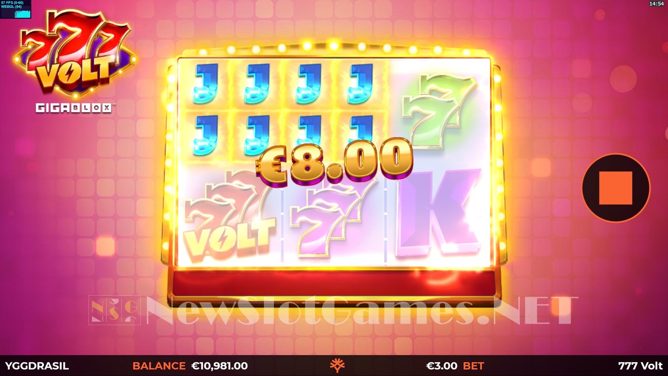777 Volt GigaBlox Slot Slot Image in Demo - pic. 6