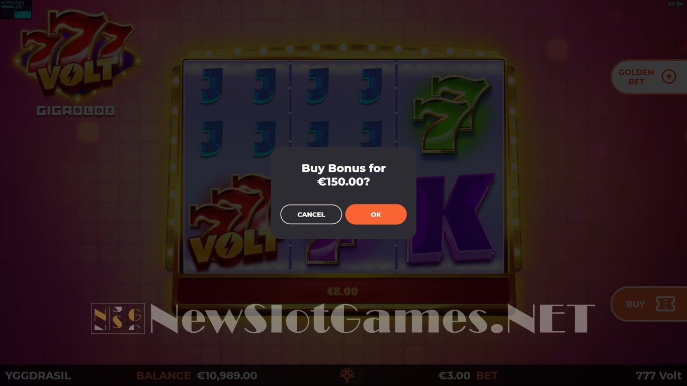 777 Volt GigaBlox Slot Slot Image in Demo - pic. 7