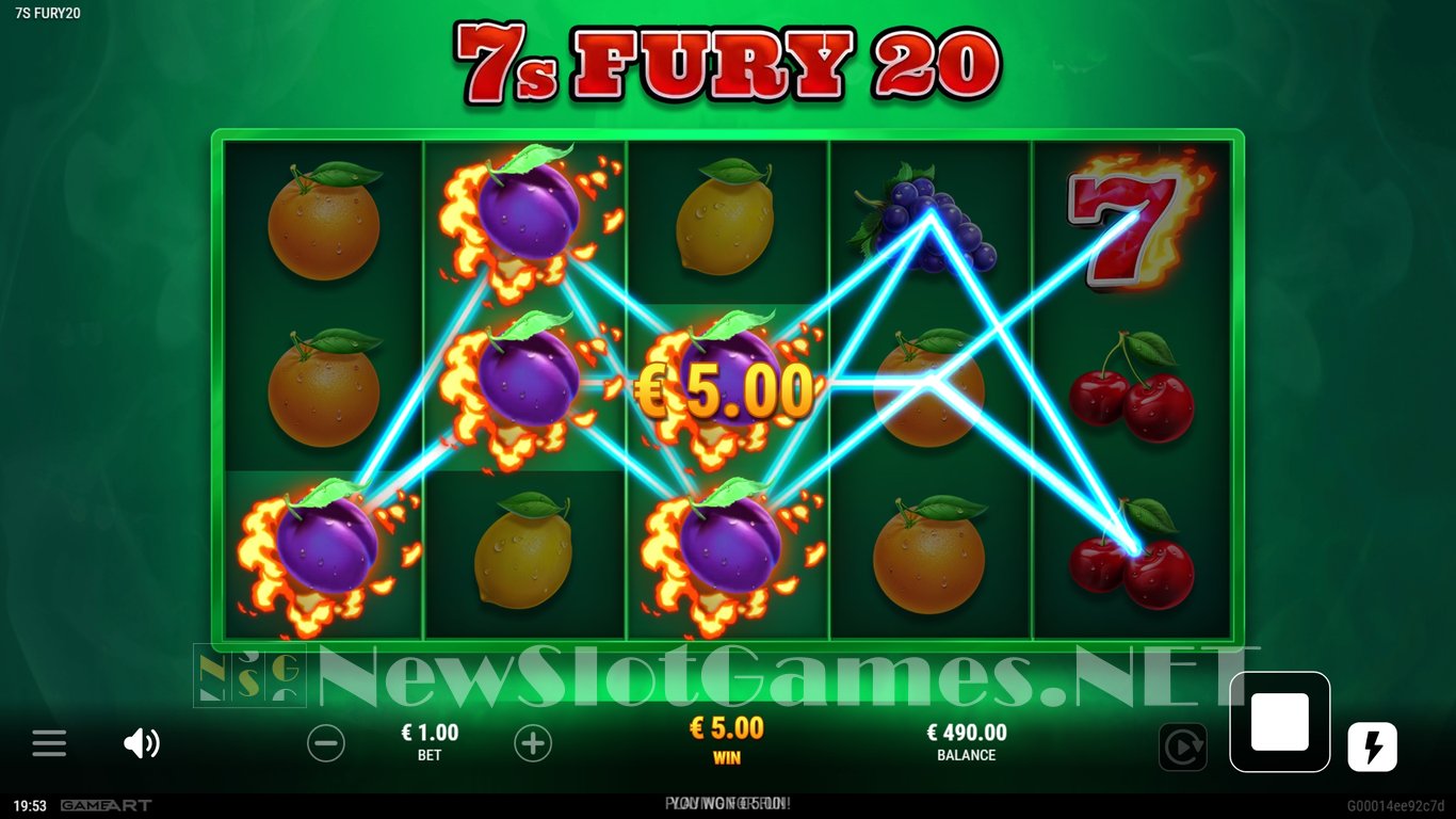 7s Fury 20 Slot Slot Image in Demo - pic. 3