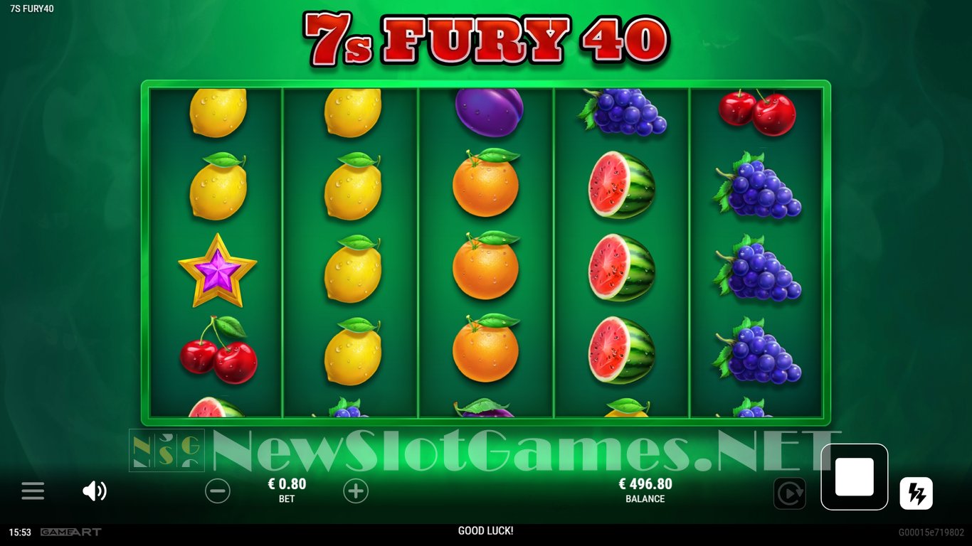 7s Fury 40 Slot Slot Image in Demo - pic. 3