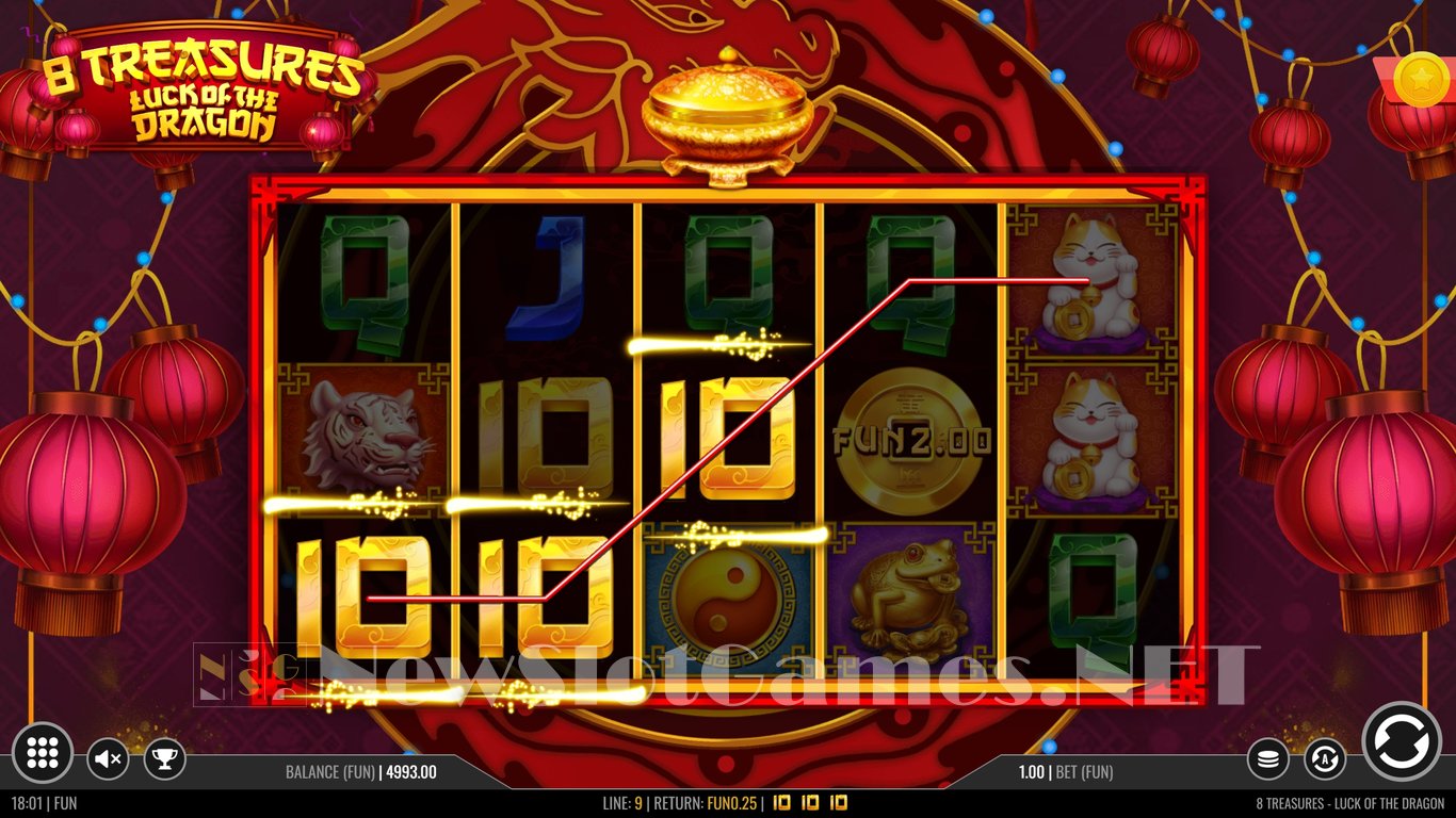 8 Treasures Luck of the Dragon Slot Slot Image in Demo - pic. 10