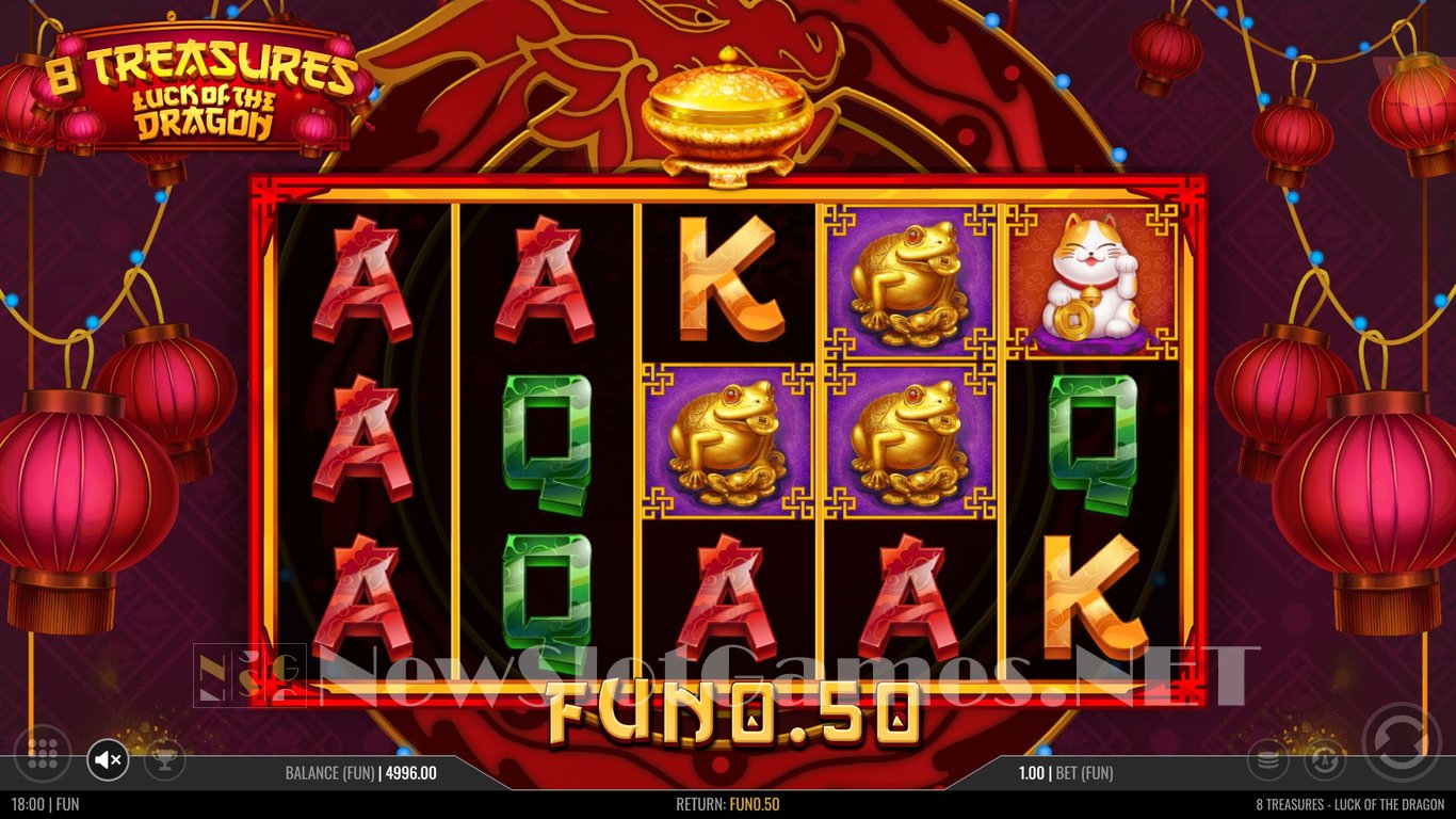 8 Treasures Luck of the Dragon Slot Slot Image in Demo - pic. 4