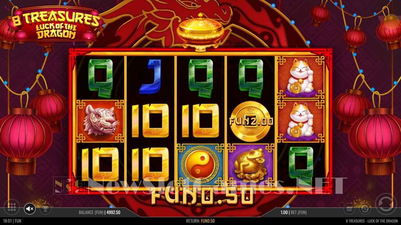 8 Treasures Luck of the Dragon Slot Slot Image in Demo - pic. 5