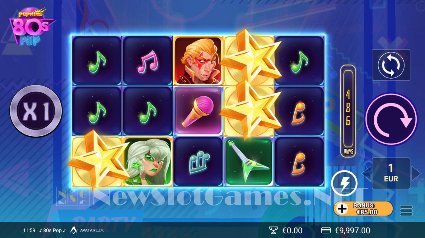 80s Pop Slot Slot Image in Demo - pic. 2