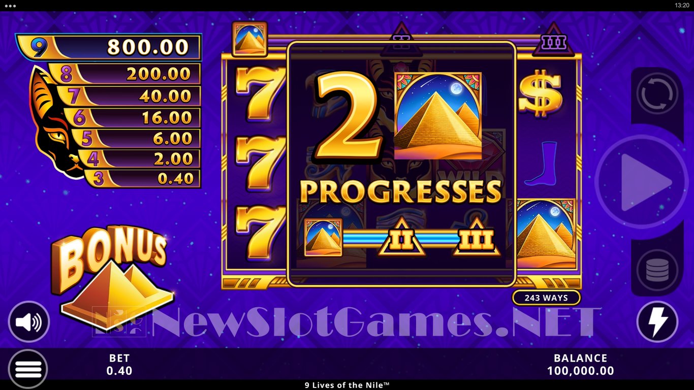 9 Lives of the Nile Slot Slot Image in Demo - pic. 2