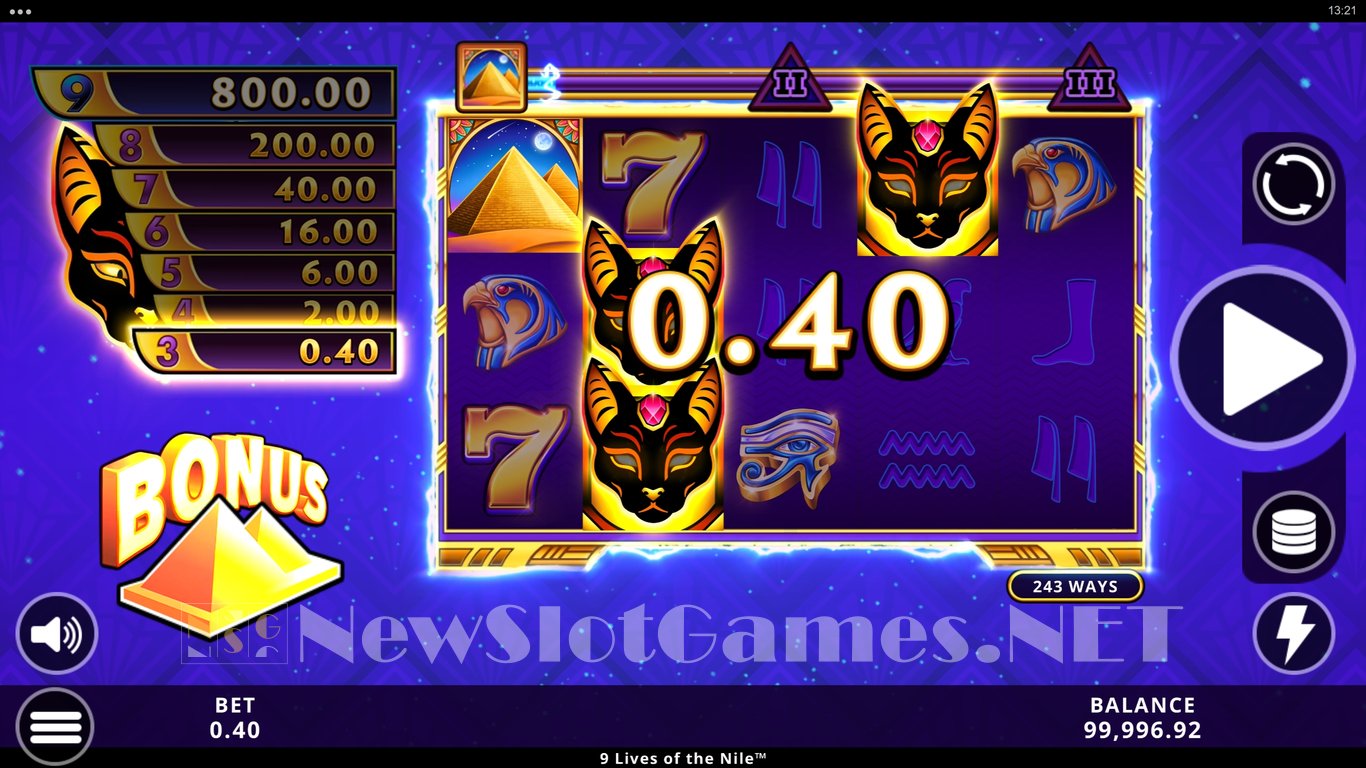 9 Lives of the Nile Slot Slot Image in Demo - pic. 7