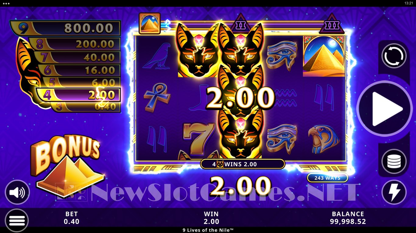 9 Lives of the Nile Slot Slot Image in Demo - pic. 8
