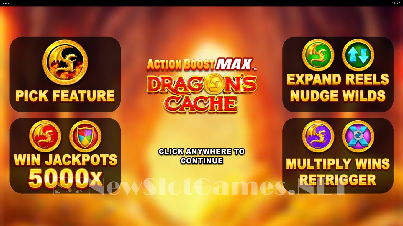 Action Boost Max Dragons Cache Slot Demo Image