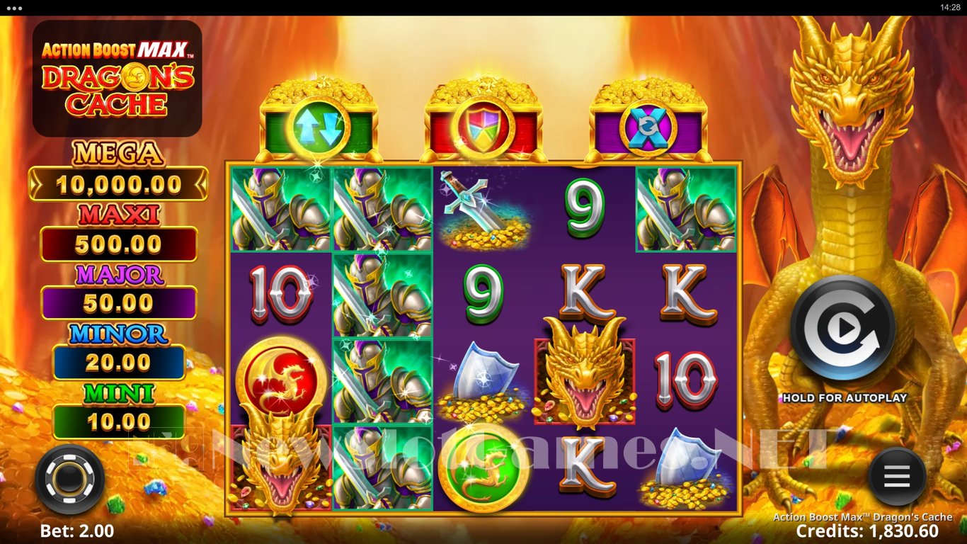 Action Boost Max Dragons Cache Slot Slot Image in Demo - pic. 4