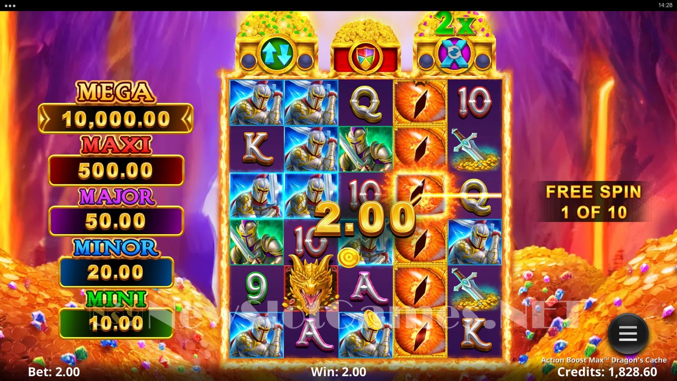 Action Boost Max Dragons Cache Slot Slot Image in Demo - pic. 7