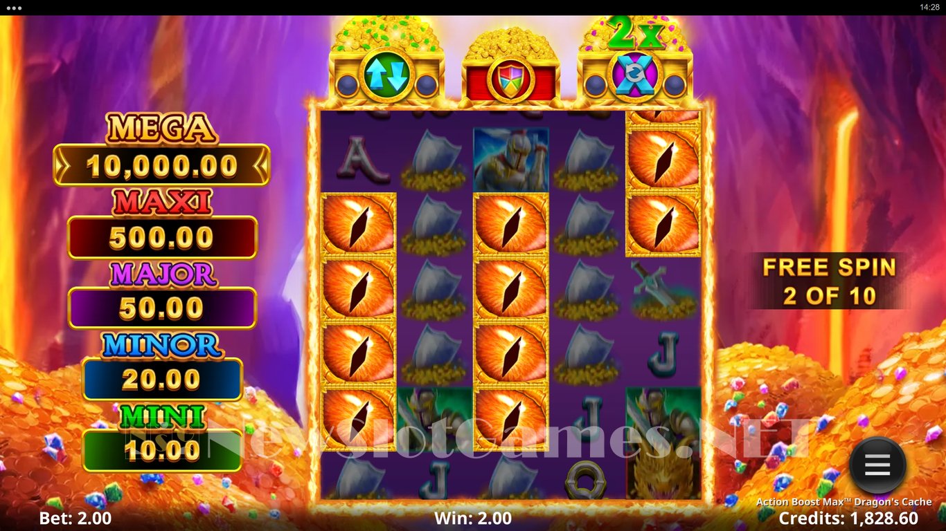 Action Boost Max Dragons Cache Slot Slot Image in Demo - pic. 8