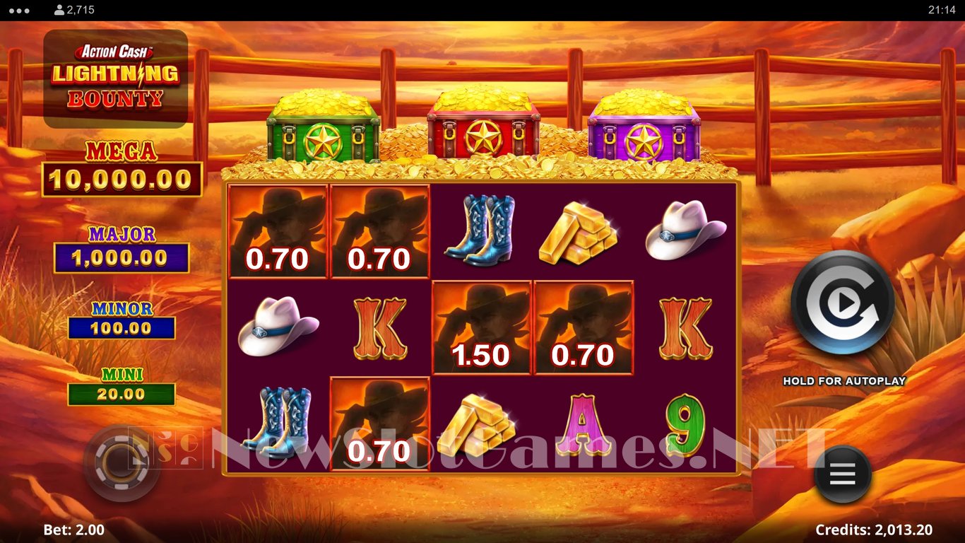 Action Cash Lightning Bounty Slot Slot Image in Demo - pic. 2
