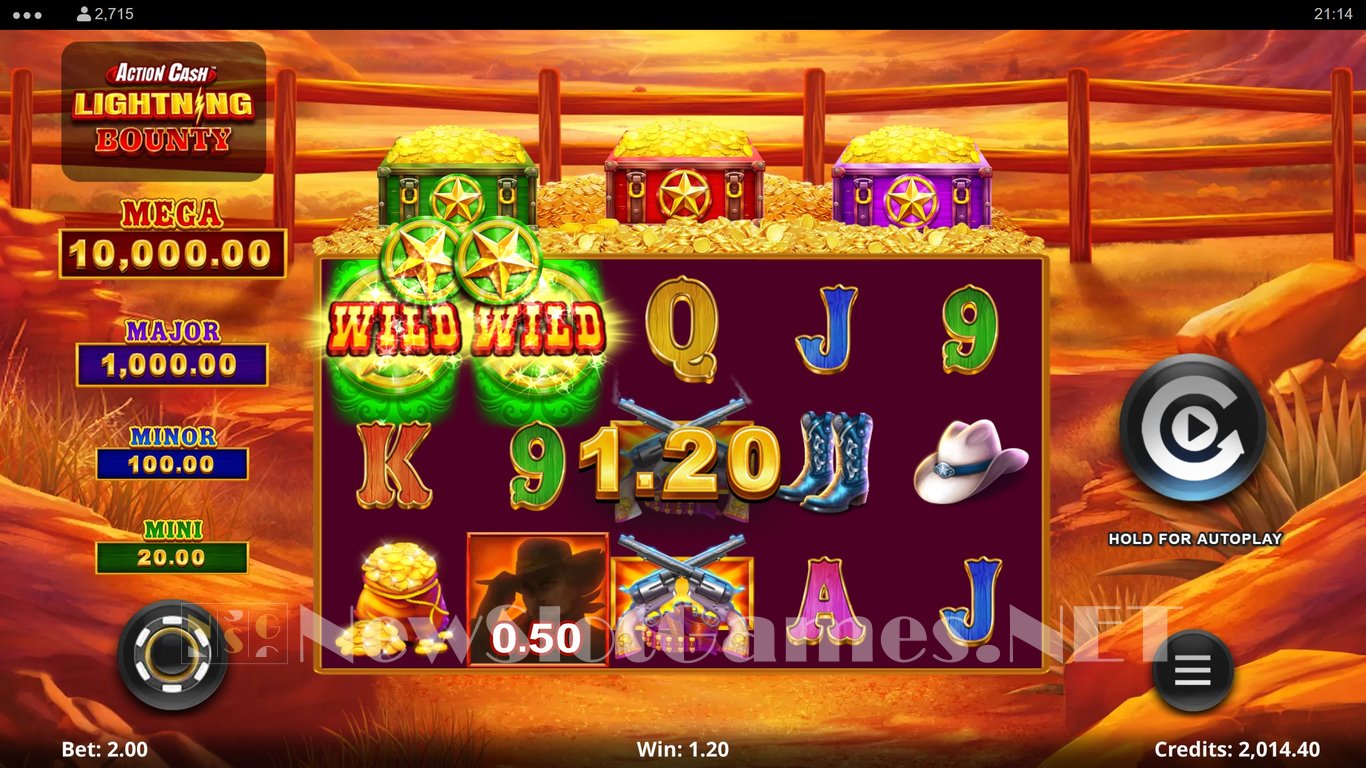 Action Cash Lightning Bounty Slot Slot Image in Demo - pic. 3