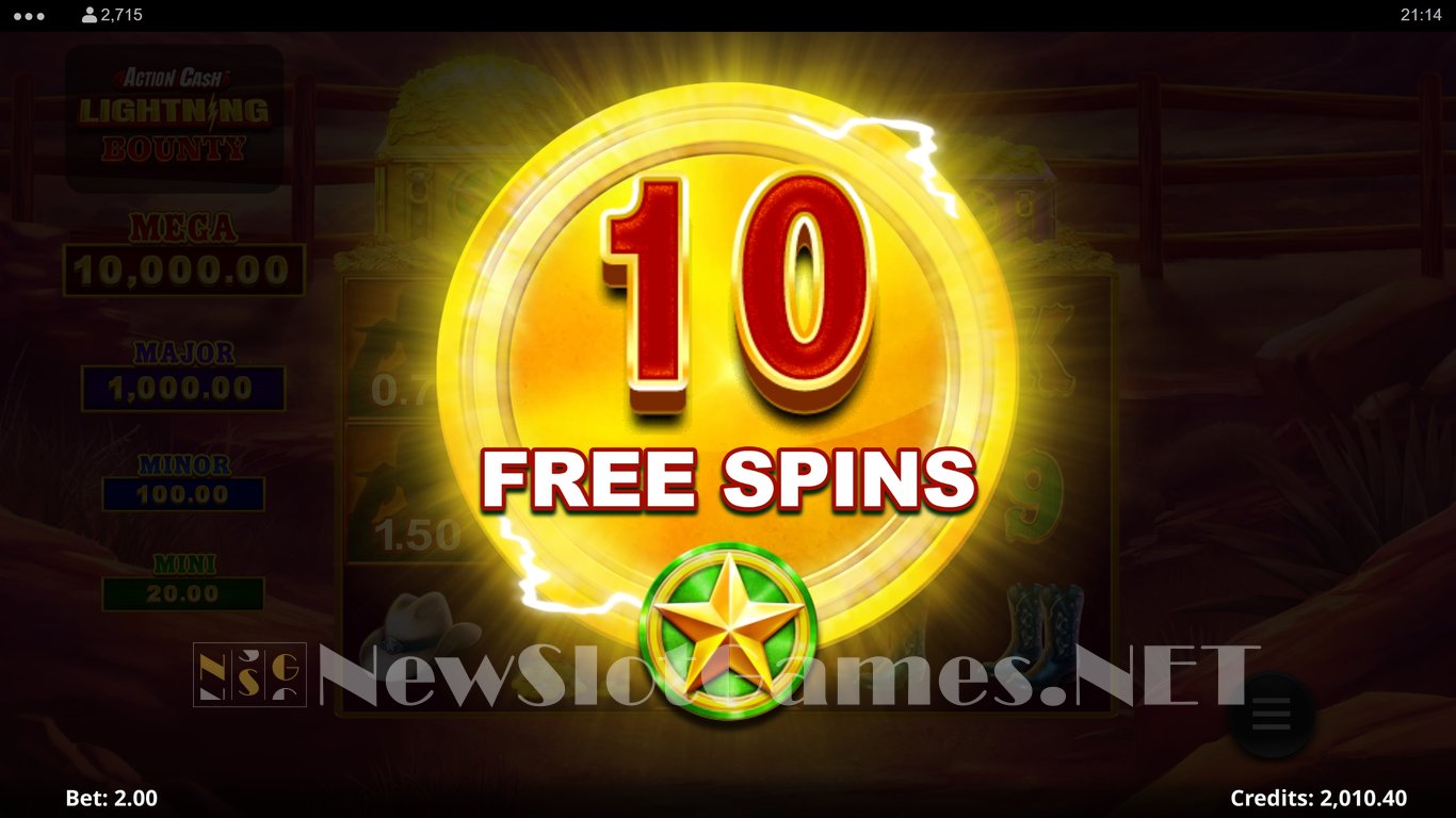 Action Cash Lightning Bounty Slot Slot Image in Demo - pic. 4