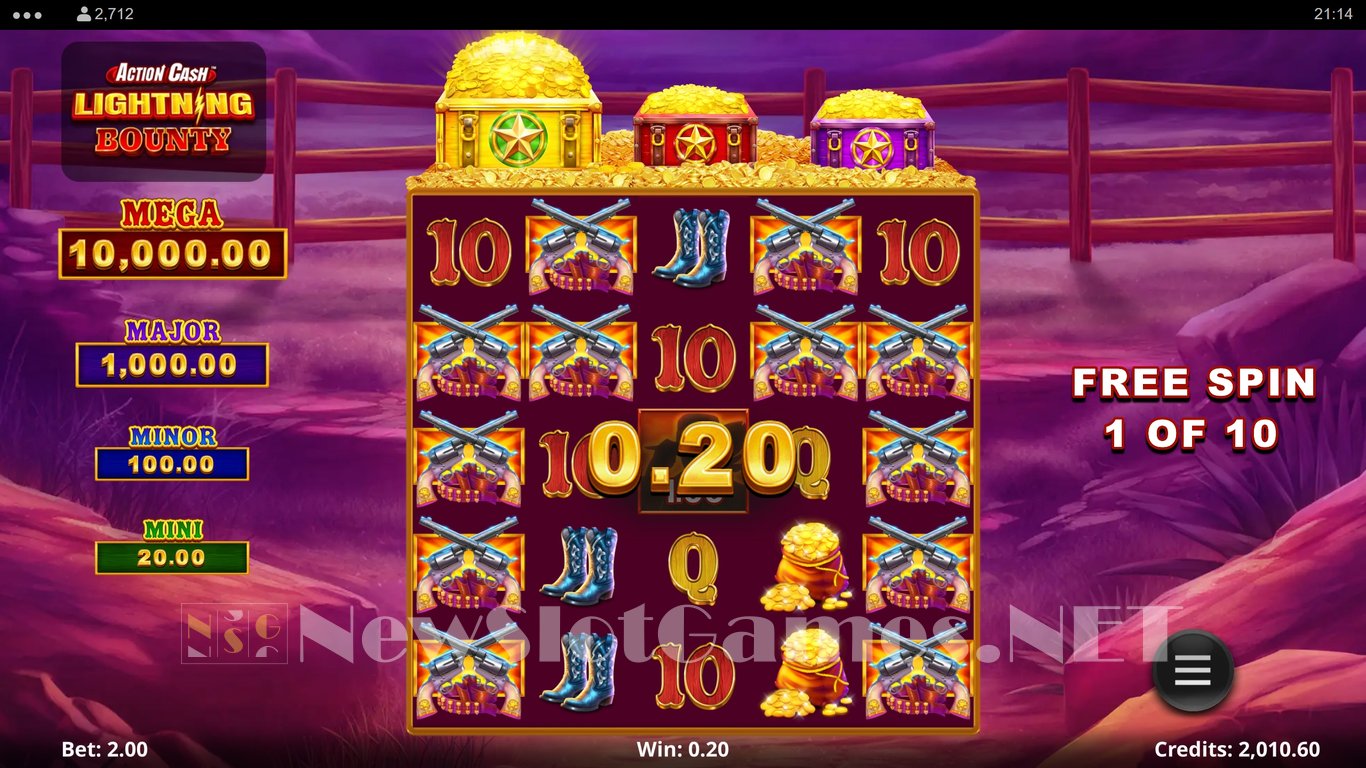 Action Cash Lightning Bounty Slot Slot Image in Demo - pic. 5