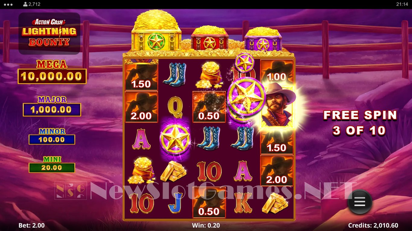 Action Cash Lightning Bounty Slot Slot Image in Demo - pic. 7