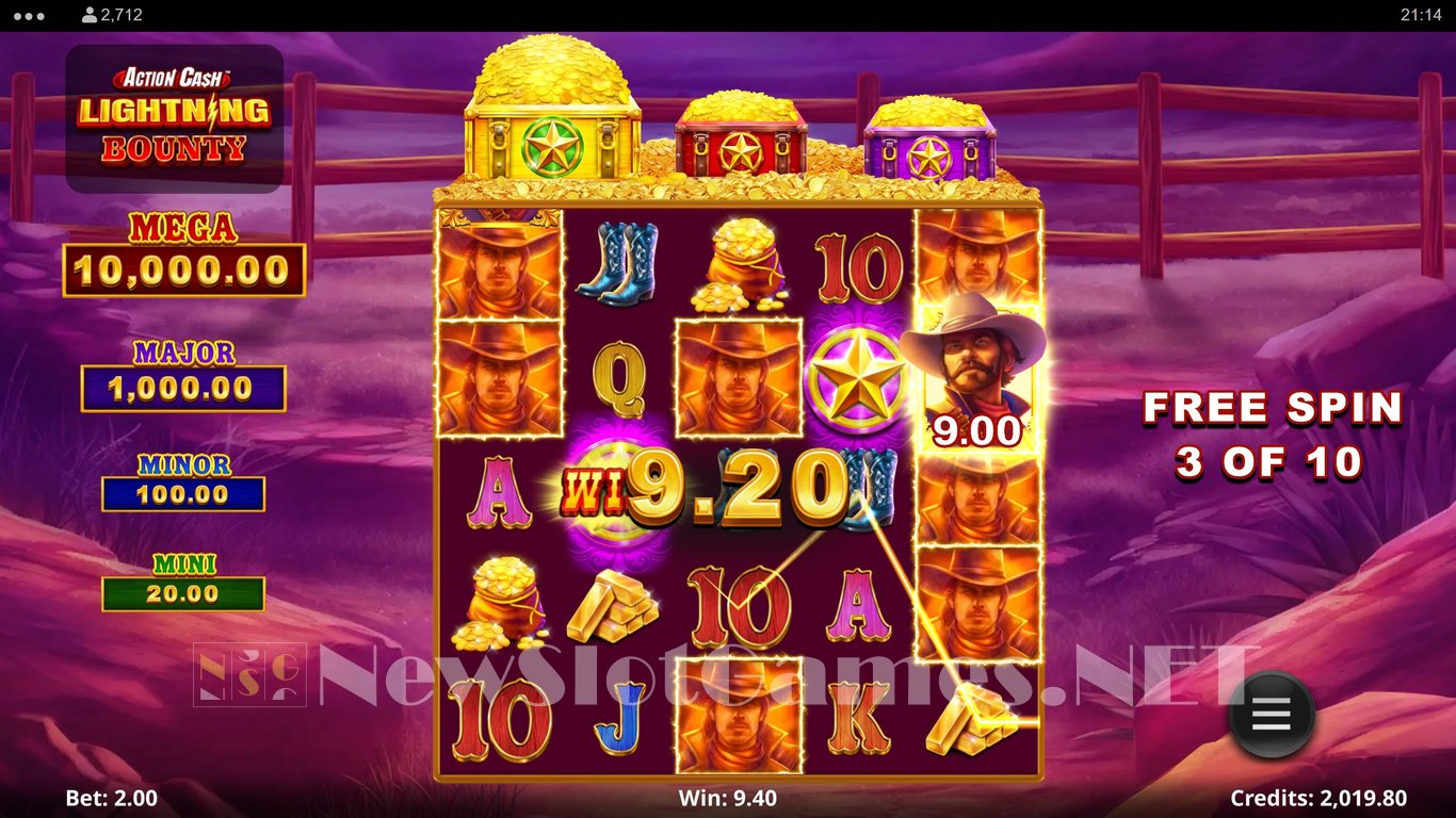 Action Cash Lightning Bounty Slot Slot Image in Demo - pic. 8