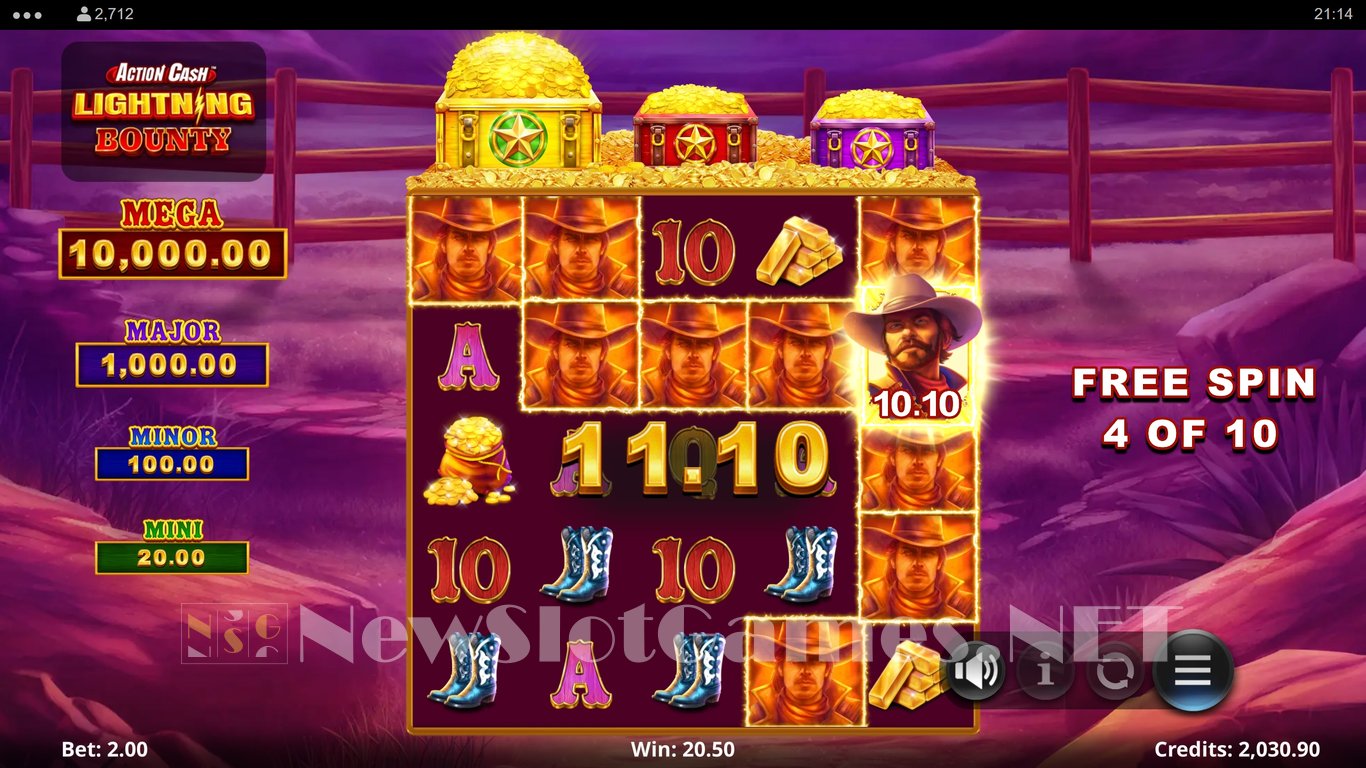 Action Cash Lightning Bounty Slot Slot Image in Demo - pic. 9