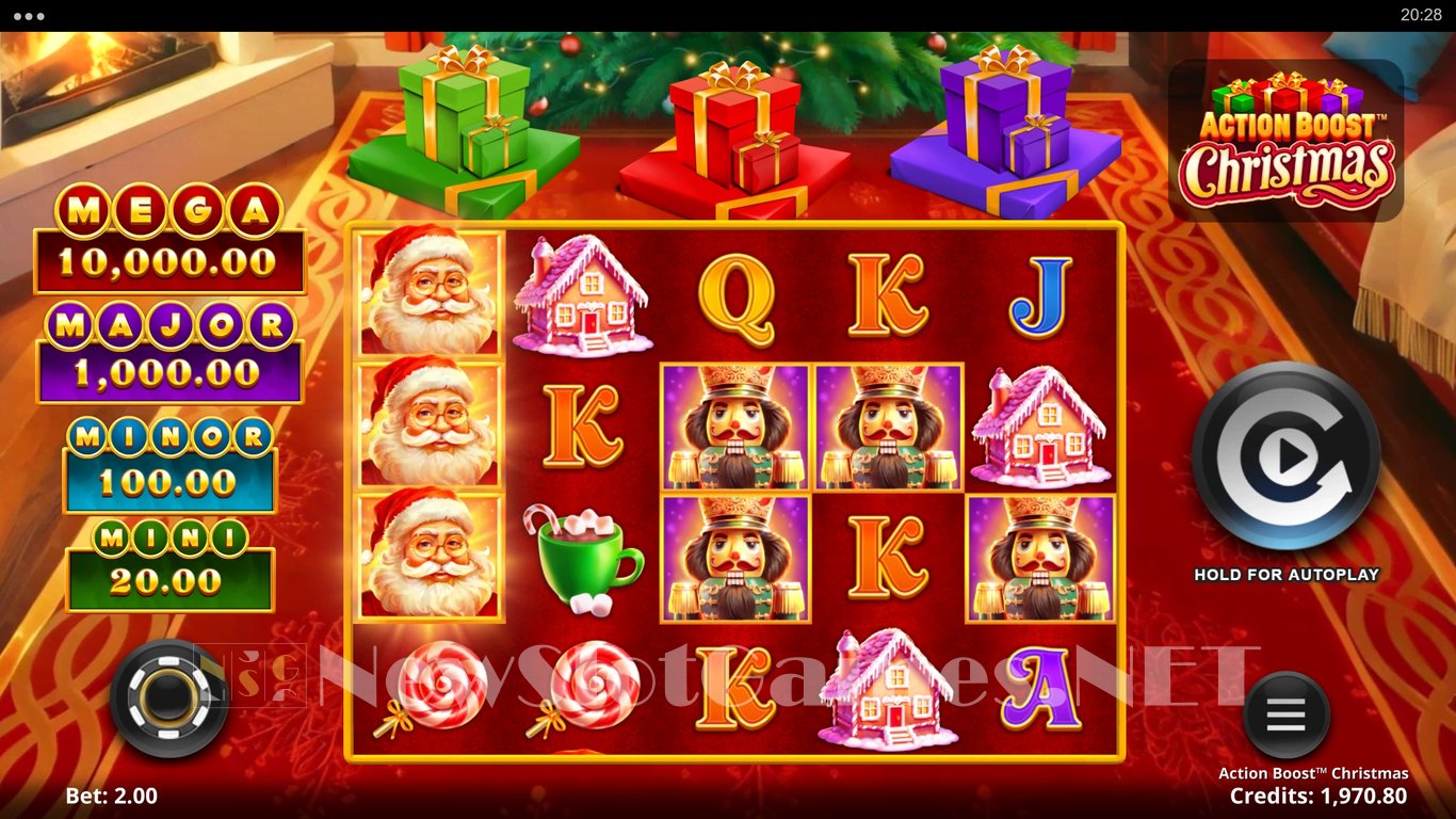 Action Boost Christmas Slot Demo Image