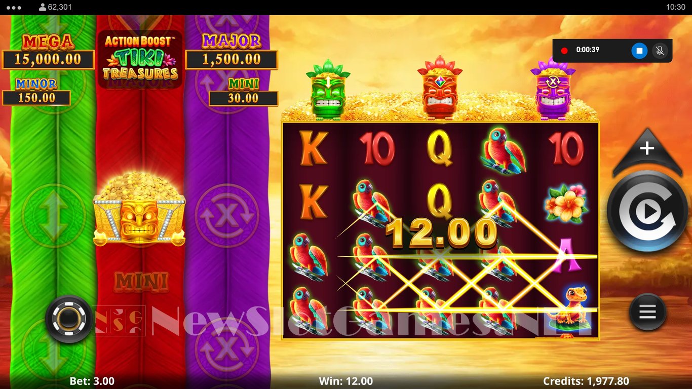 Action Boost Tiki Treasures Slot Slot Image in Demo - pic. 10