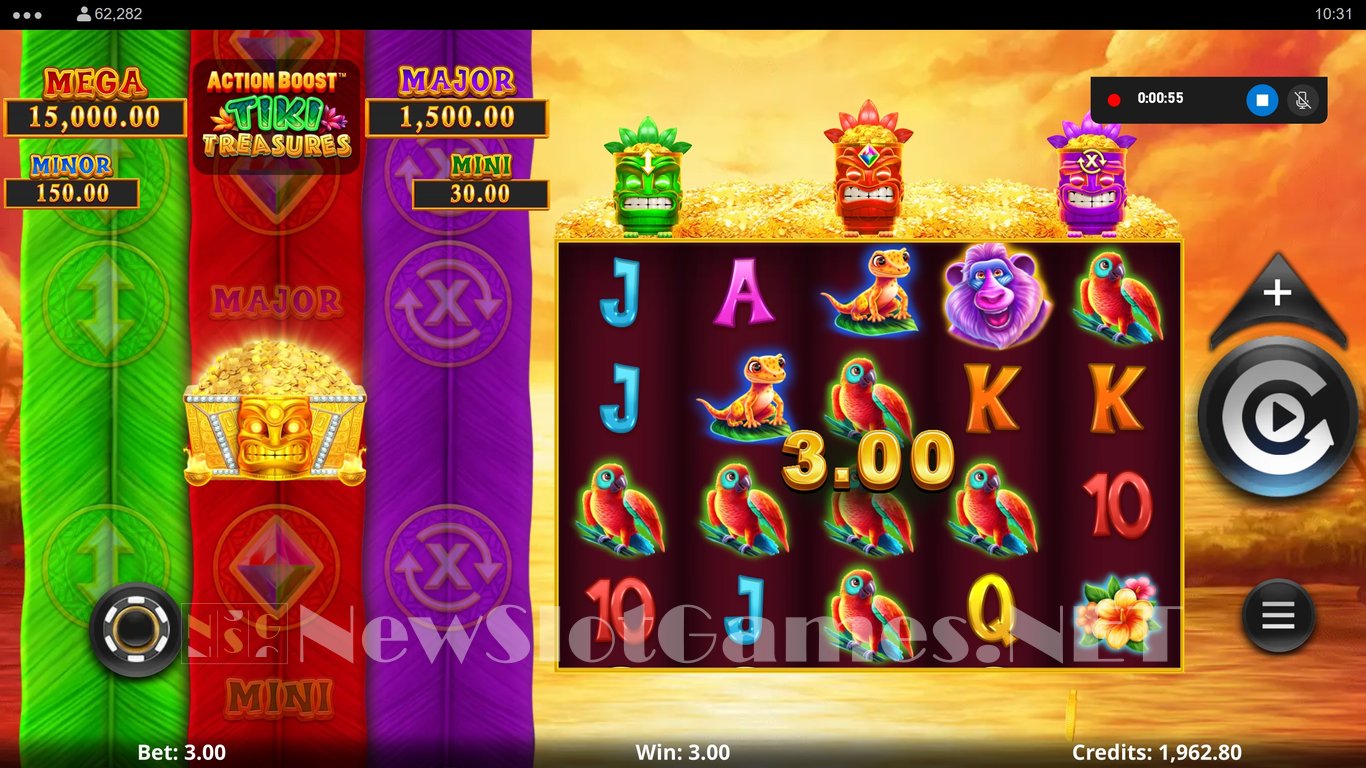 Action Boost Tiki Treasures Slot Slot Image in Demo - pic. 11