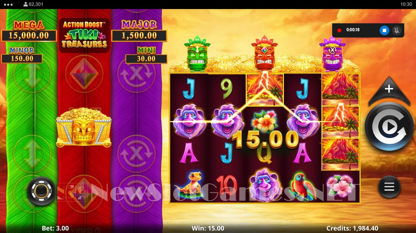 Action Boost Tiki Treasures Slot Slot Image in Demo - pic. 5