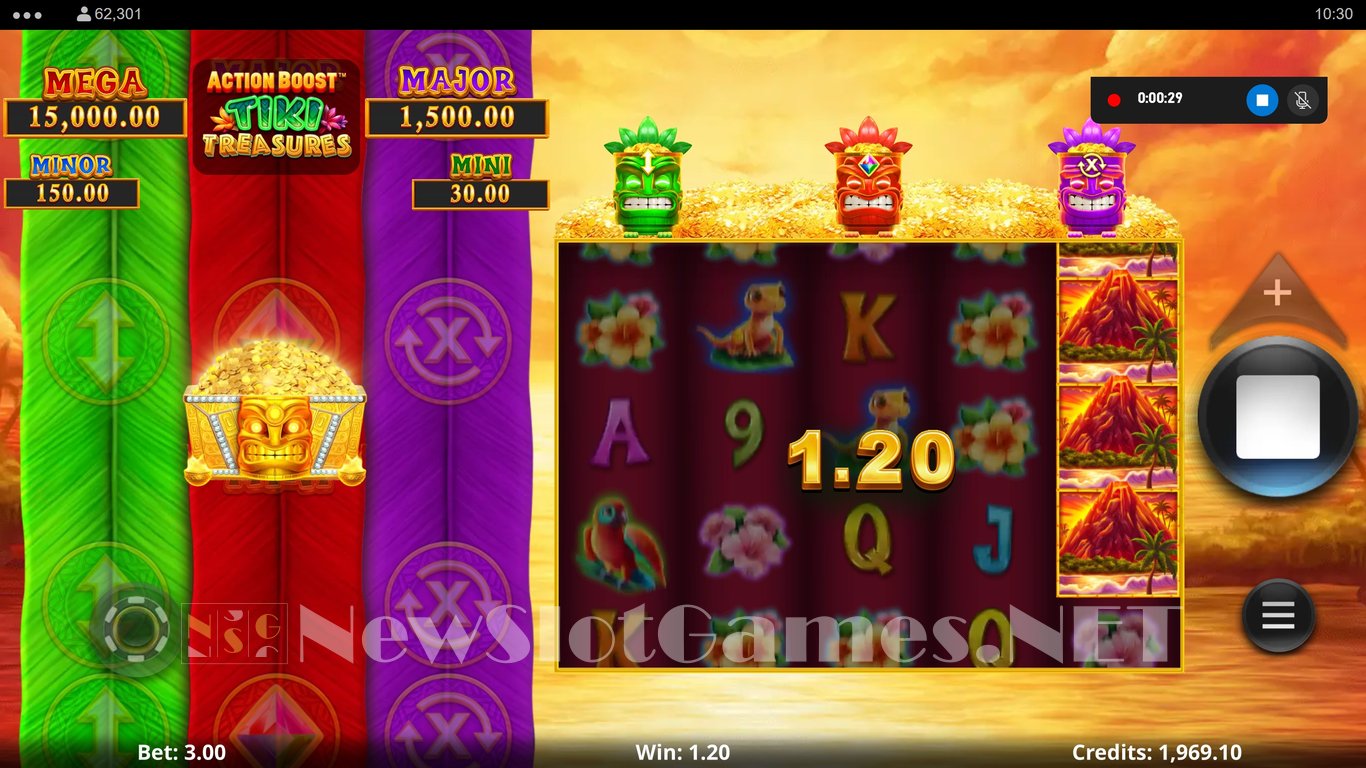 Action Boost Tiki Treasures Slot Slot Image in Demo - pic. 8