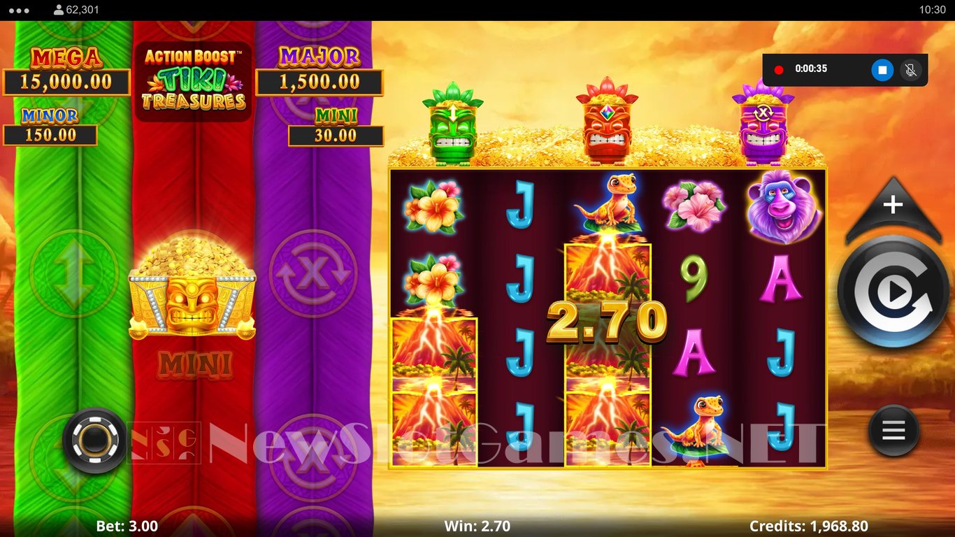 Action Boost Tiki Treasures Slot Slot Image in Demo - pic. 9