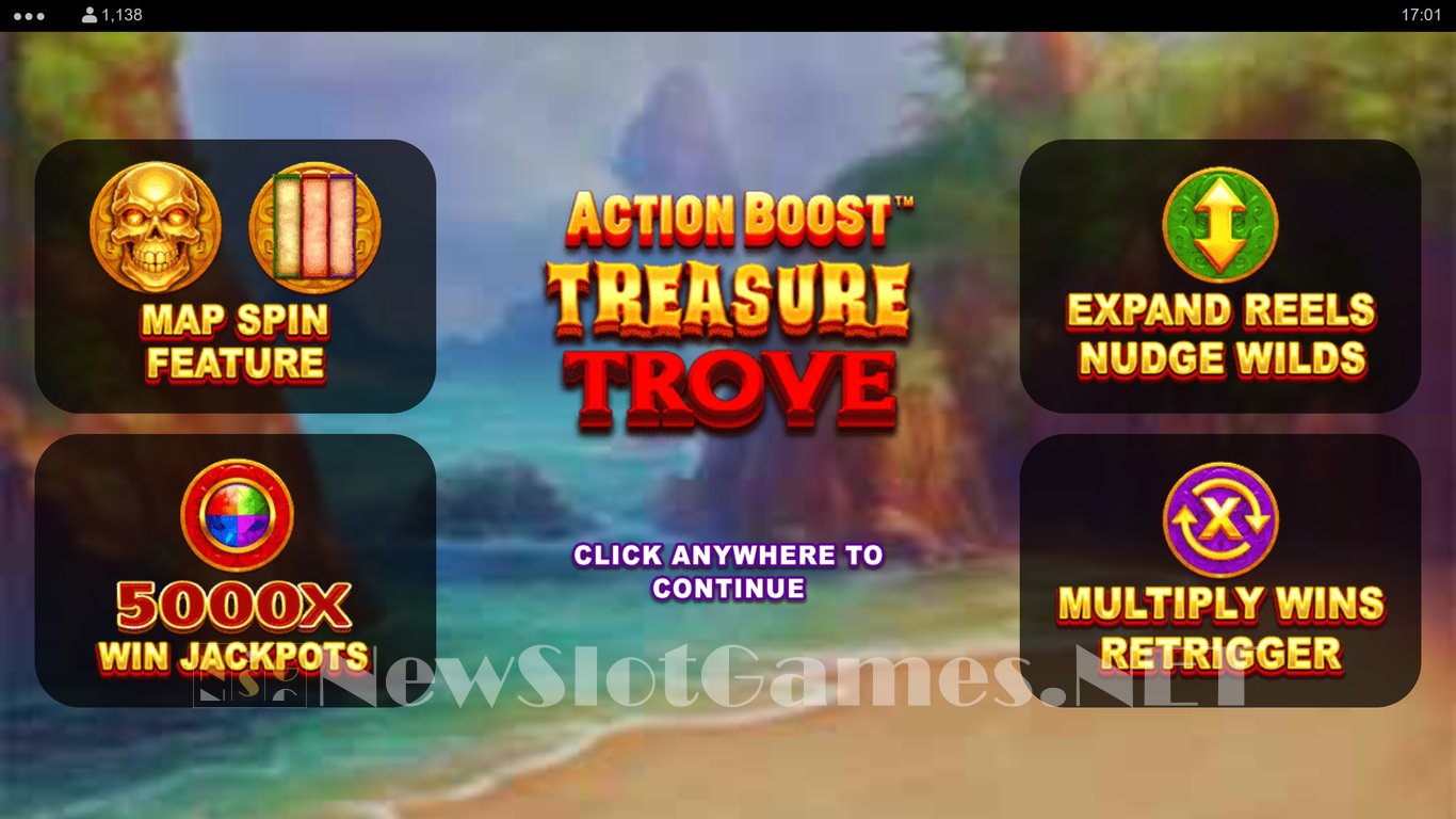 Action Boost Treasure Trove Slot Demo Image