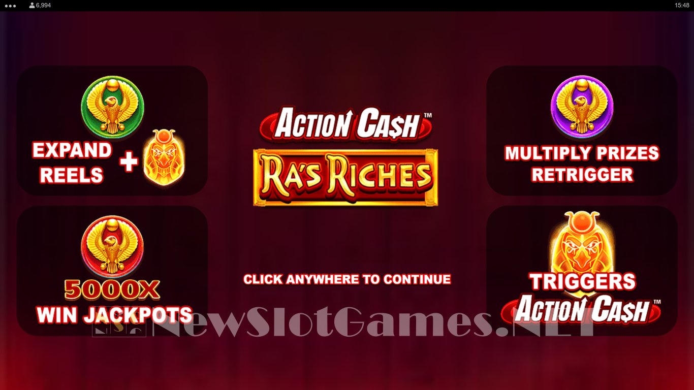 Action Cash Ras Riches Slot Demo Image