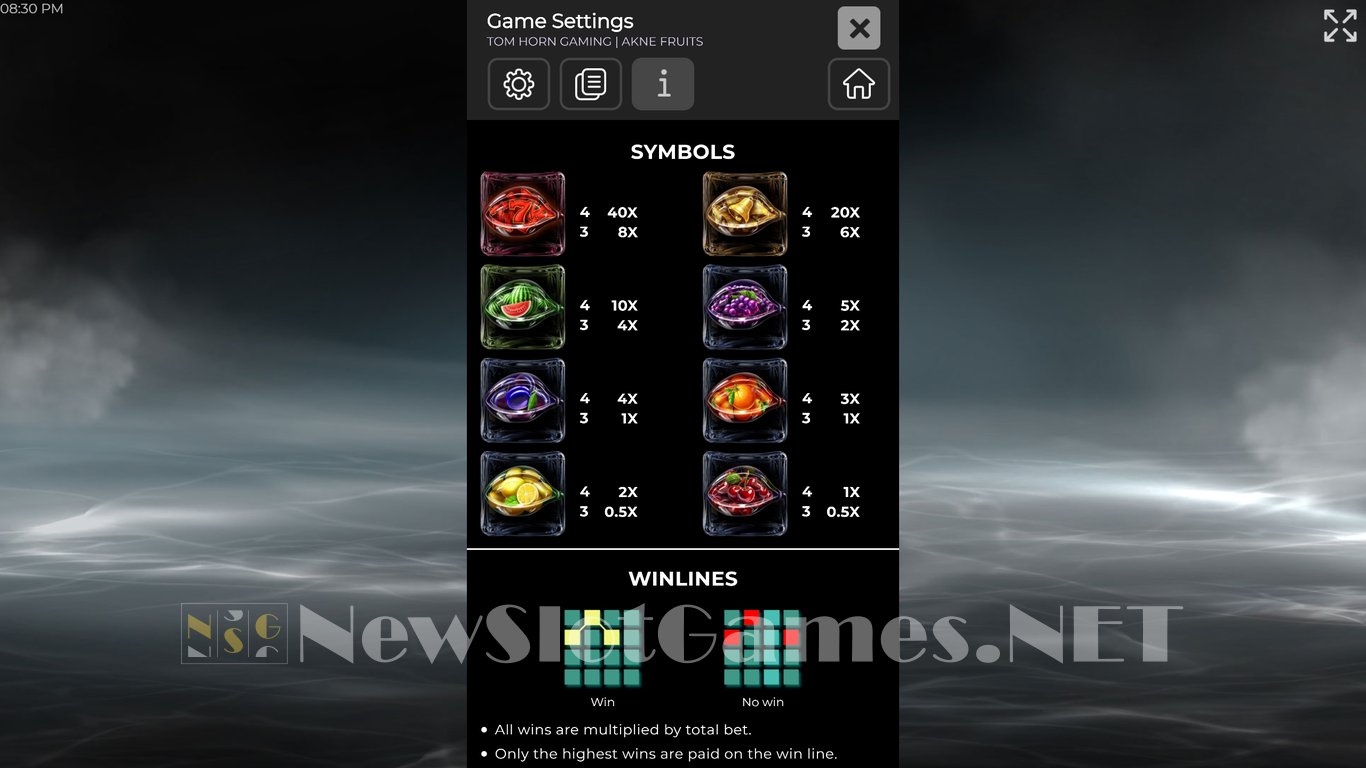 Akne Fruits Slot Slot Image in Demo - pic. 9