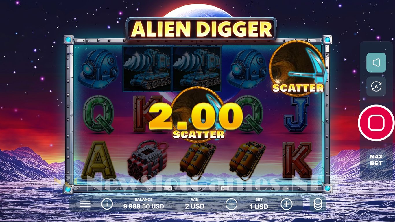 Alien Digger Slot Slot Image in Demo - pic. 10