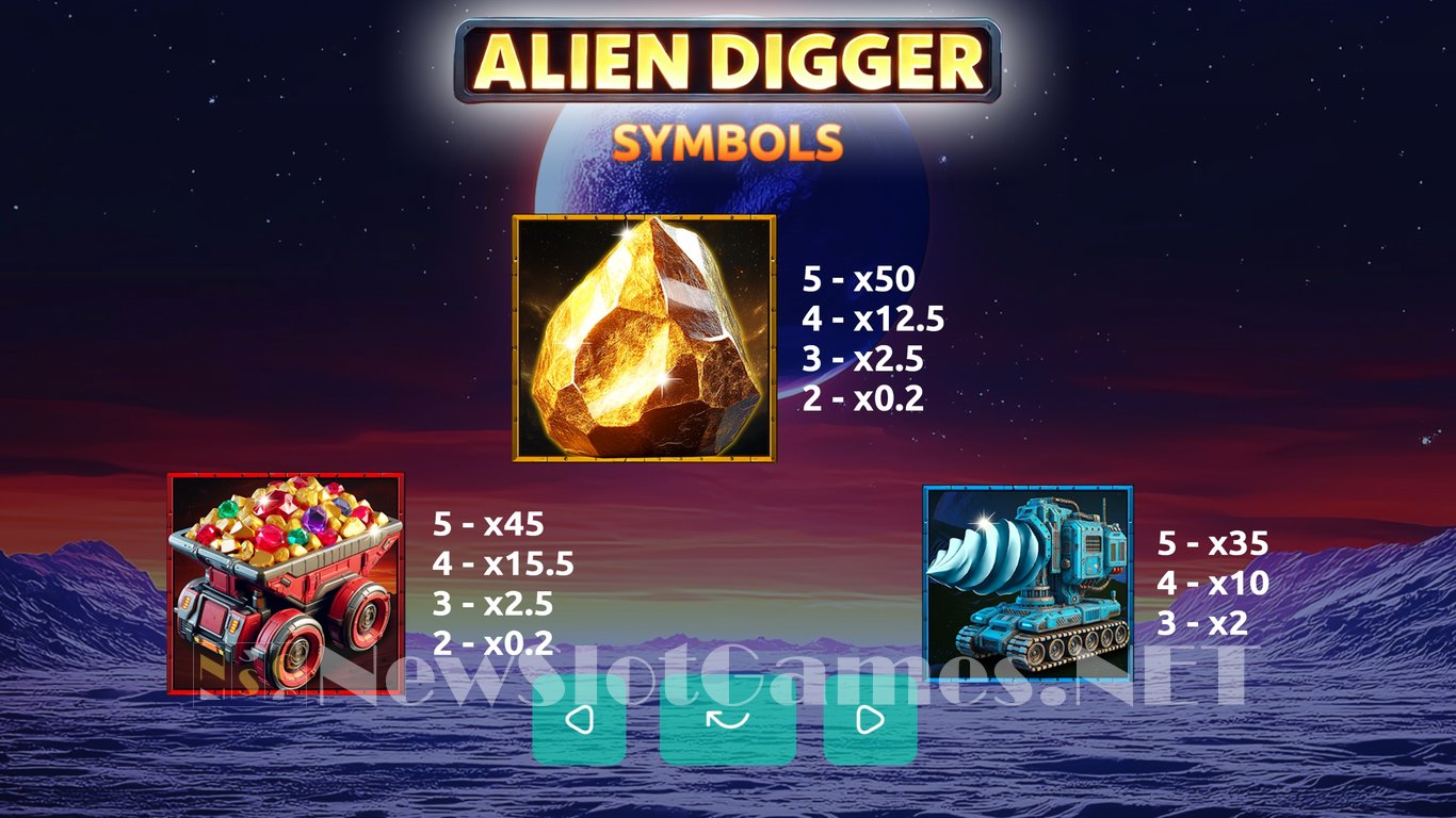 Alien Digger Slot Slot Image in Demo - pic. 11