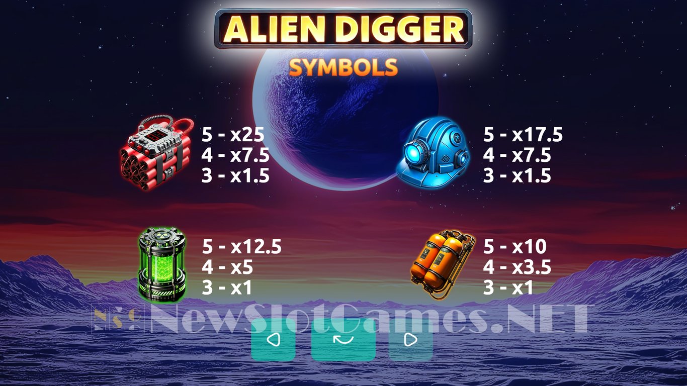 Alien Digger Slot Slot Image in Demo - pic. 12