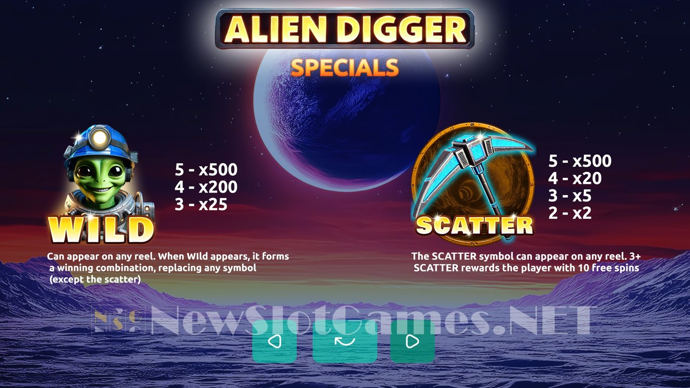 Alien Digger Slot Slot Image in Demo - pic. 14